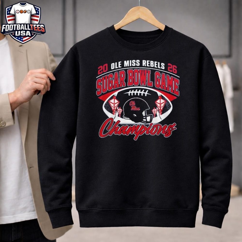 Ole Miss Rebels Sugar Bowl Champs 2026 Unisex Shirt - Image 2