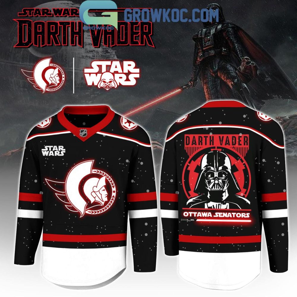 Ottawa Senators X Star Wars Darth Vader Hockey Jersey
