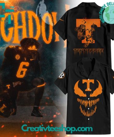Tennessee Volunteers “Venom” Dark Mode Hawaiian Shirt