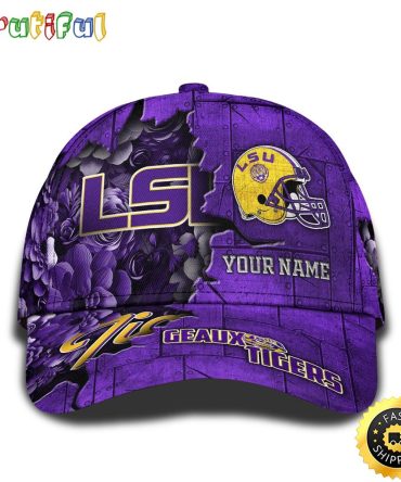 Personalized Ncaa Lsu Tigers All Over Print Baseball Cap Show Your Pride
