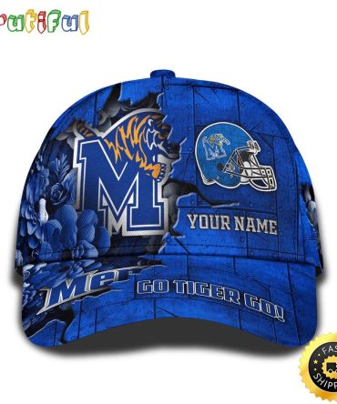 Personalized Ncaa Memphis Tigers All Over Print Baseball Cap Show Your Pride