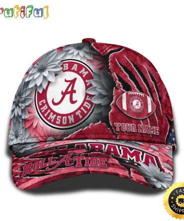 Personalized Ncaa Alabama Crimson Tide All Over Print Baseball Cap The Perfect Way To Rep Your Team
