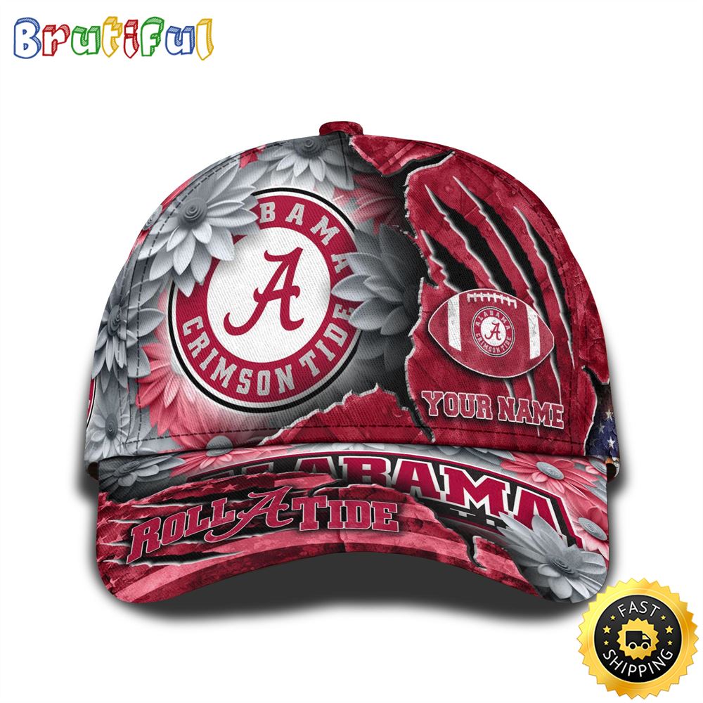 Personalized Ncaa Alabama Crimson Tide All Over Print Baseball Cap The Perfect Way To Rep Your Team