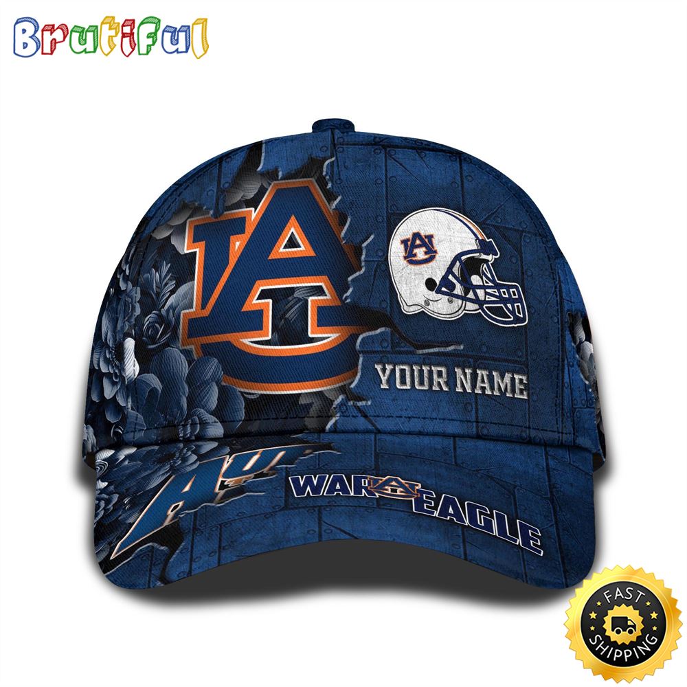 Personalized Ncaa Auburn Tigers All Over Print Baseball Cap Show Your Pride