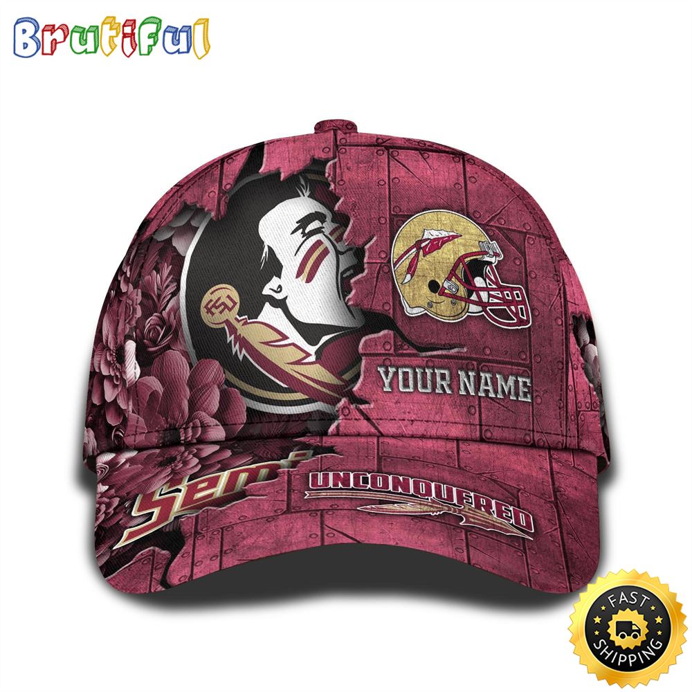 Personalized Ncaa Florida State Seminoles All Over Print Baseball Cap Show Your Pride