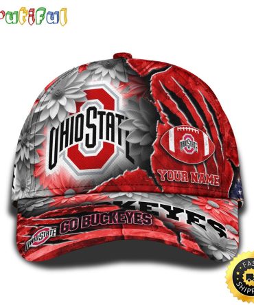 Personalized Ncaa Ohio State Buckeyes All Over Print Baseball Cap The Perfect Way To Rep Your Team