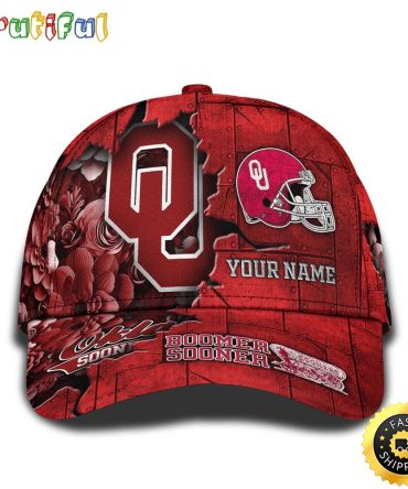Personalized Ncaa Oklahoma Sooners All Over Print Baseball Cap Show Your Pride