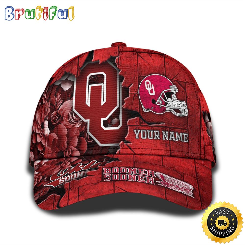 Personalized Ncaa Oklahoma Sooners All Over Print Baseball Cap Show Your Pride
