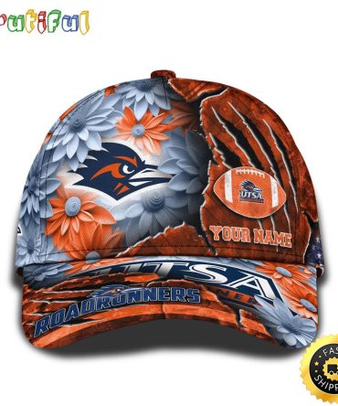 Personalized Ncaa Utsa Roadrunners All Over Print Baseball Cap The Perfect Way To Rep Your Team