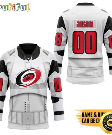 Personalized Nhl Sw X Carolina Hurricanes May The 4Th Be With You Hockey Jersey Fofans Nhl Hockey Jerseys