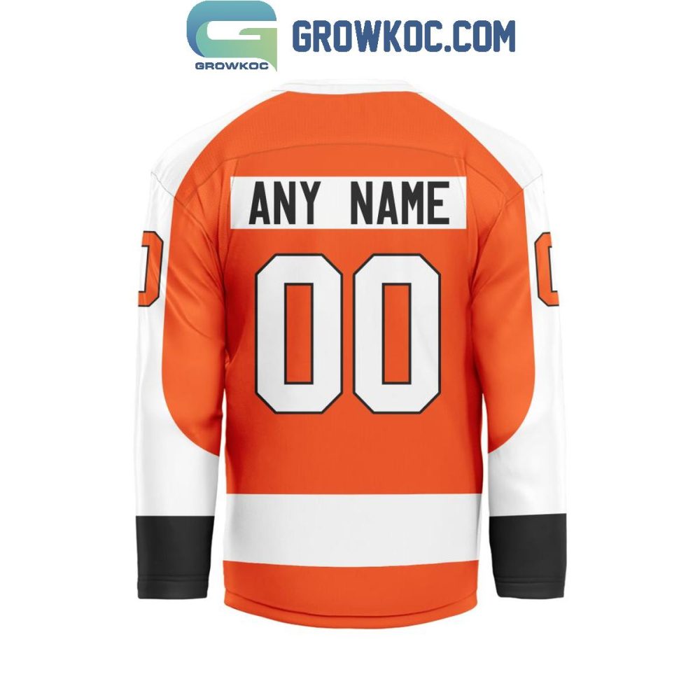 Philadelphia Flyers Be The Fighter 2024 Home Personalized Hockey Jersey - Image 2
