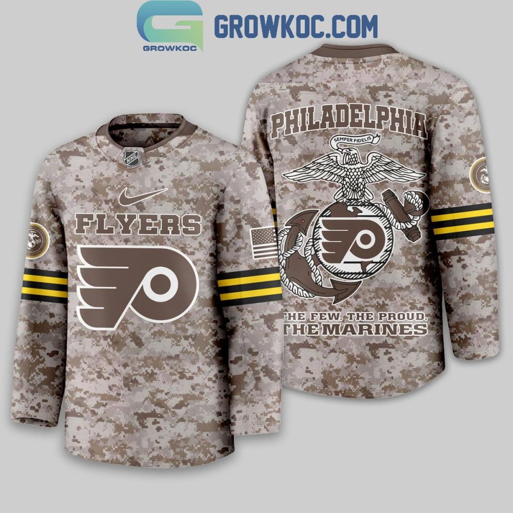 Philadelphia Flyers Us Marine Corps Hockey Jersey