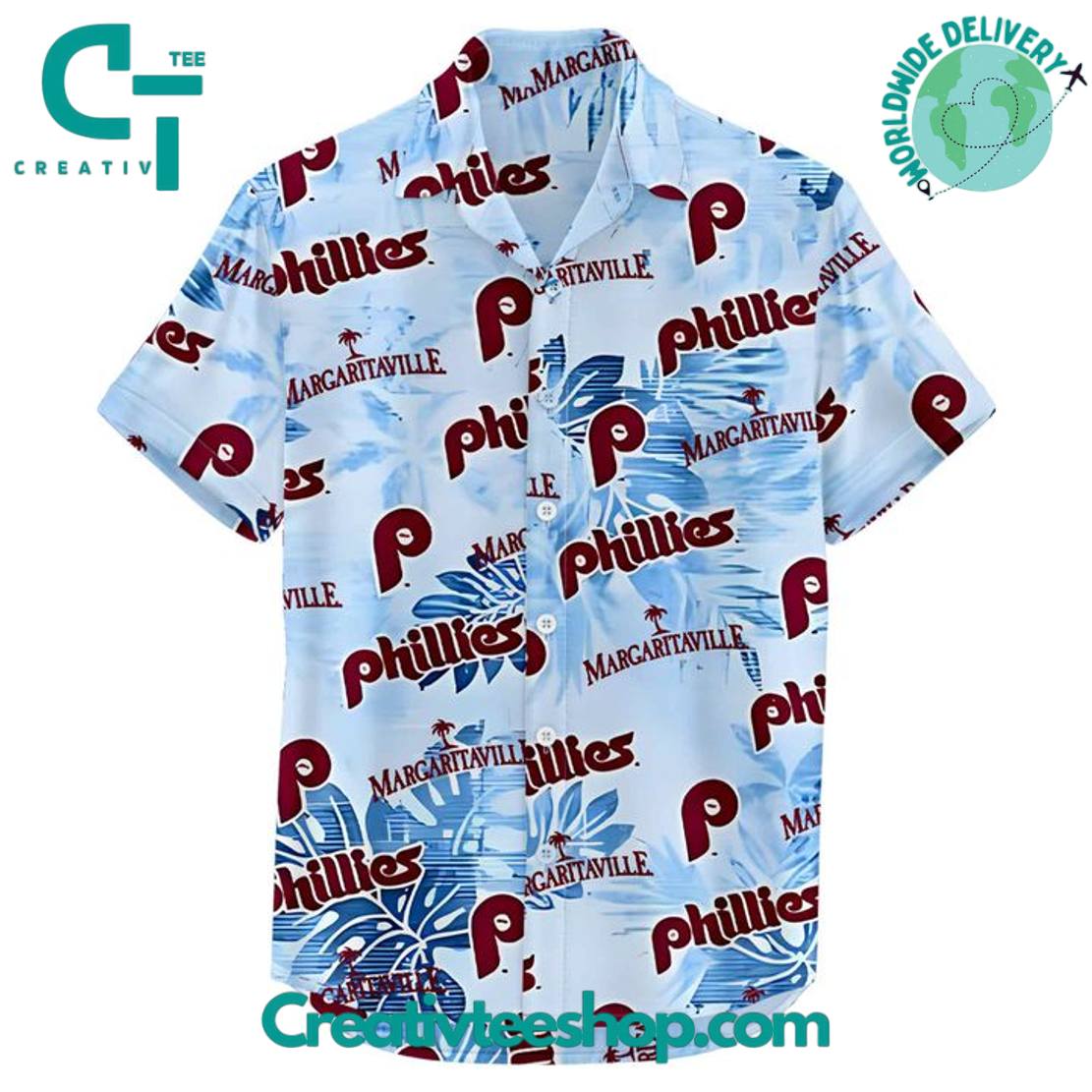 Philadelphia Phillies Margaritaville Special Hawaiian Shirt - Image 2