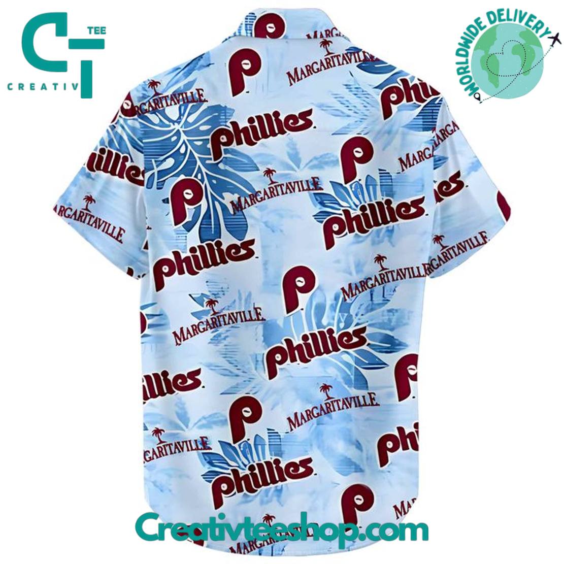 Philadelphia Phillies Margaritaville Special Hawaiian Shirt - Image 3