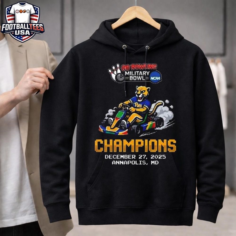 Pittsburgh Panthers Go Bowling Military Bowl Champions Memorial Stadium Annapolis Maryland On December 27 2025 Mario Kart Unisex Shirt - Image 3