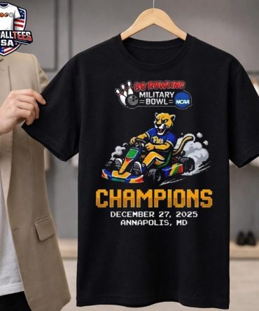 Pittsburgh Panthers Go Bowling Military Bowl Champions Memorial Stadium Annapolis Maryland On December 27 2025 Mario Kart Unisex Shirt