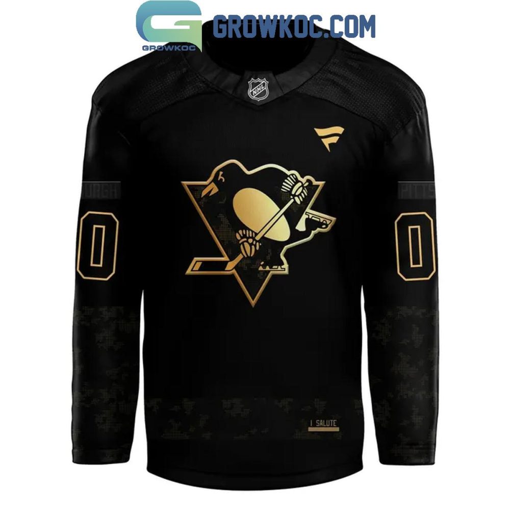 Pittsburgh Penguins Military Night 2025 Hockey Jersey - Image 2