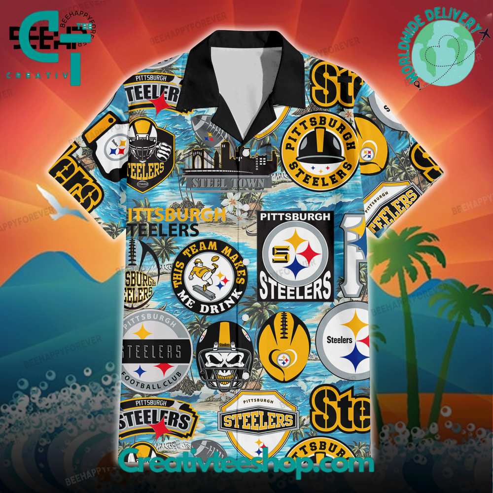 Pittsburgh Steelers Nfl Hawaiian Shirt - Image 2