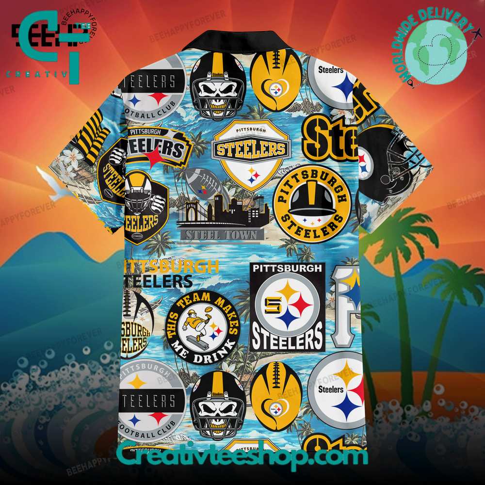 Pittsburgh Steelers Nfl Hawaiian Shirt - Image 3
