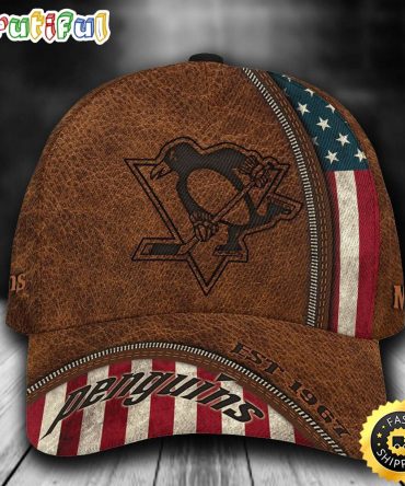 Pittsburgh Penguins Usa Flag All Over Print 3D Classic Cap
