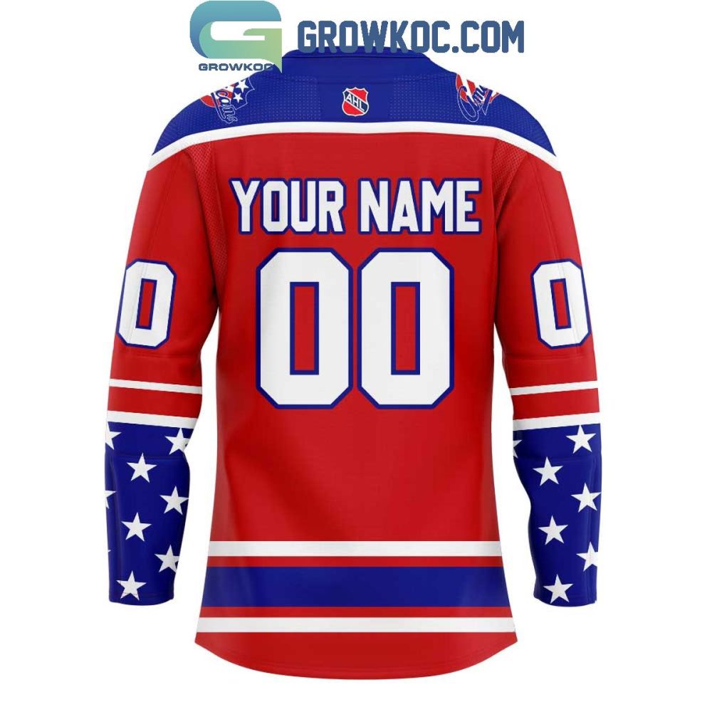 Rochester Americans 70 Seasons Of Amerks Personalized Hockey Jersey - Image 3