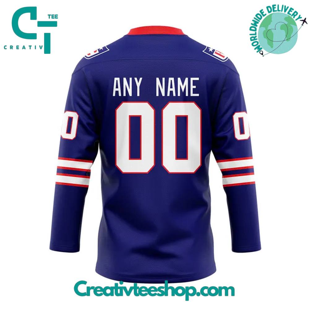 Rochester Americans Bills Day 2025 Special Hockey Jersey - Image 3