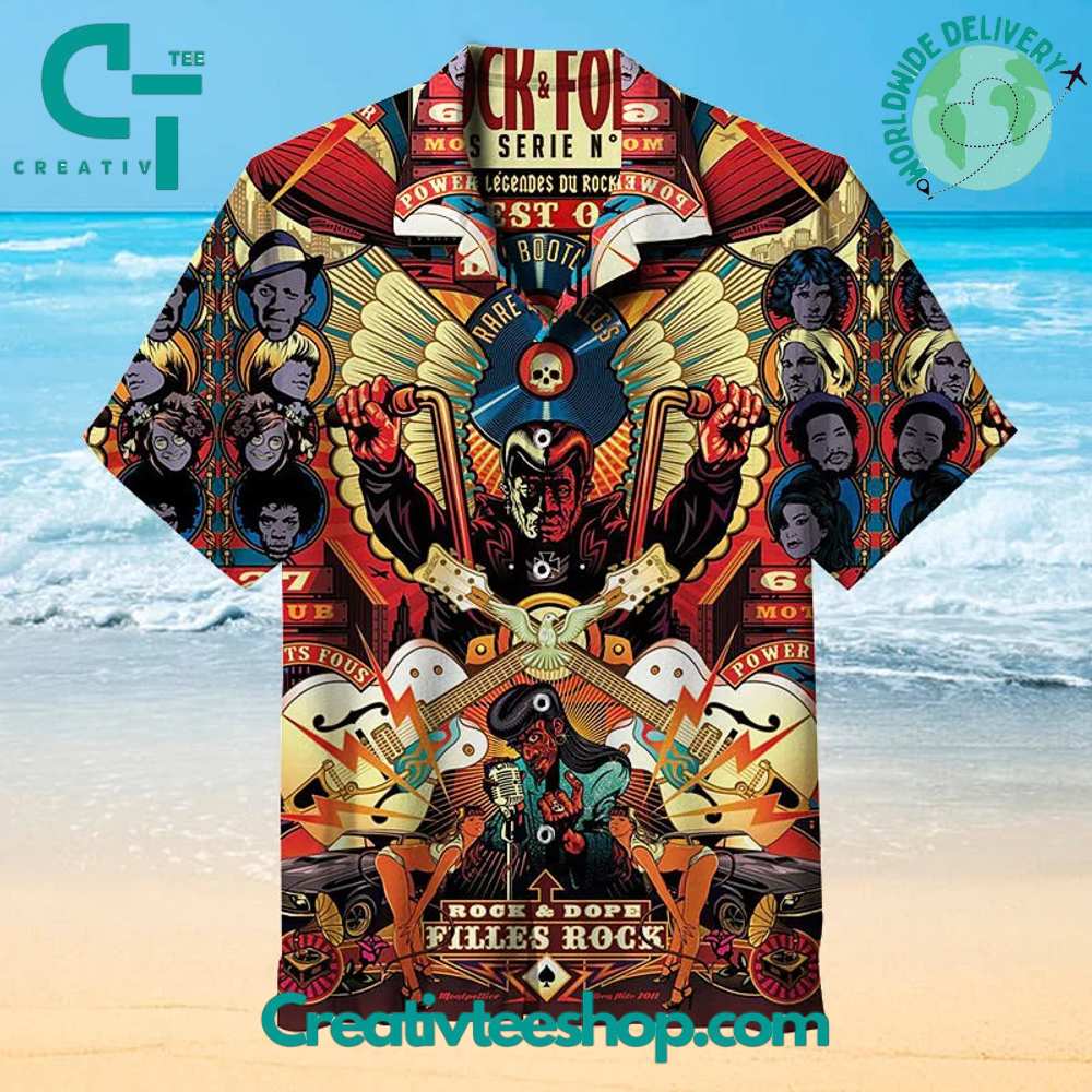 Rock N Folk Universal Hawaiian Shirt