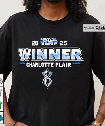 Royal Rumble 2025 Winner Charlotte Flair Logo Shirt