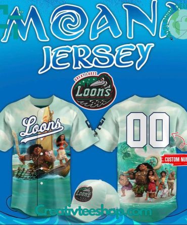 Great Lakes Loons X Moana 2025 Special Baseball Jersey