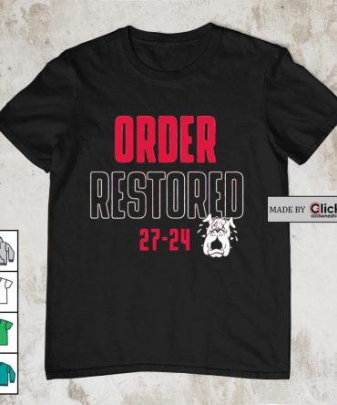 Alabama Crimson Tide Football Order Restored 27 24 Shirt