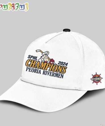 Sphl 2024 Peoria Rivermen President’T Cup Champions Hockey Cap