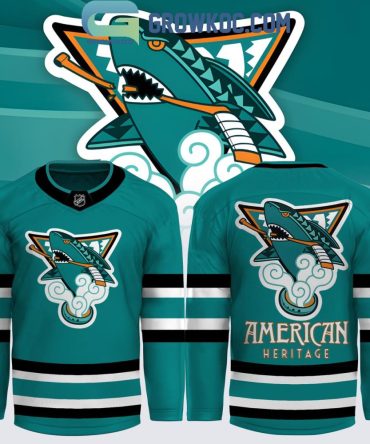 San Jose Sharks Native American Heritage It'S Our Honor Hockey Jersey