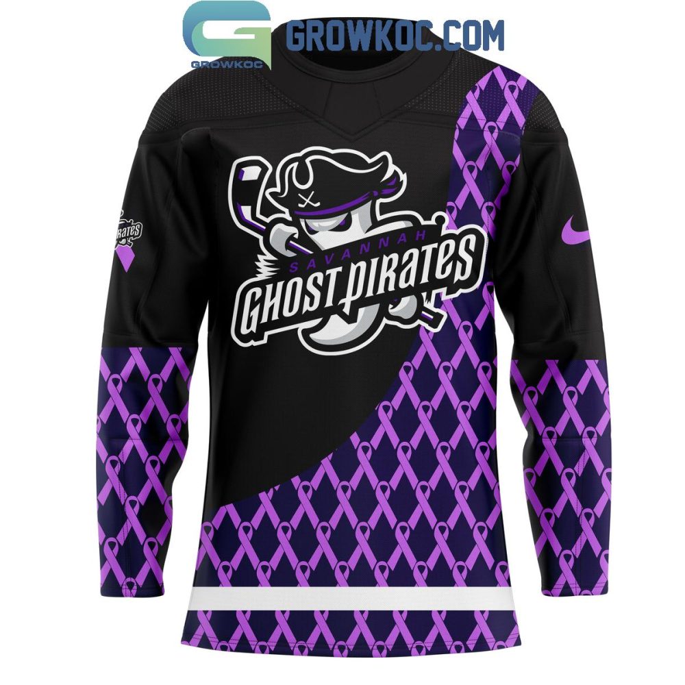 Savannah Ghost Parrots Uniform Alzheimer'S Awareness Night Hockey Jersey - Image 2
