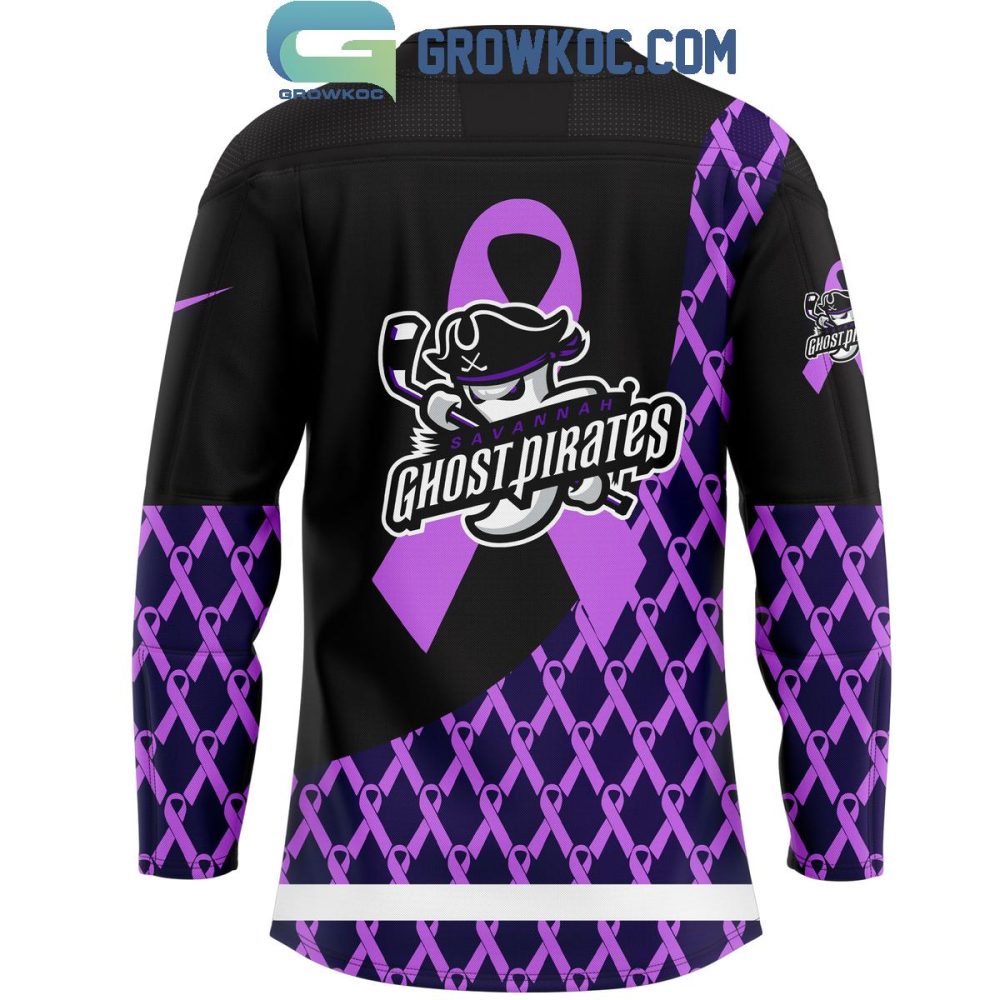 Savannah Ghost Parrots Uniform Alzheimer'S Awareness Night Hockey Jersey - Image 3