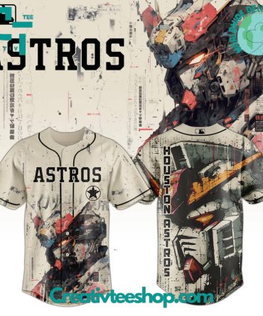 Houston Astros X Gundam Robot Japan Edition 2025 Special Baseball Jersey