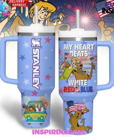Scooby-Doo Stars And Stripes American Pride Stanley Tumbler Cup