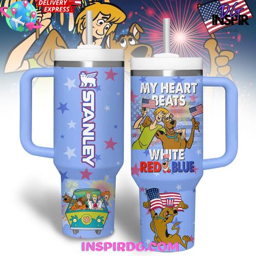 Scooby-Doo Stars And Stripes American Pride Stanley Tumbler Cup
