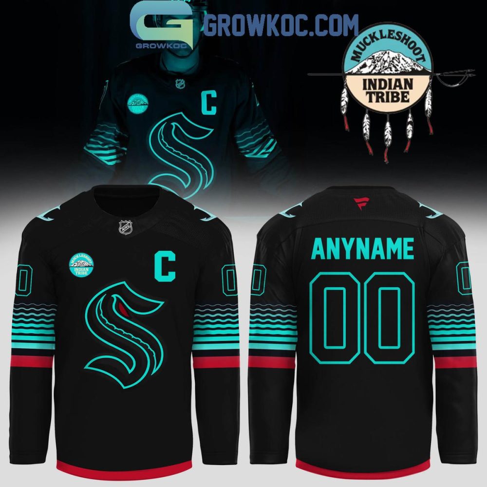 Seattle Kraken X Muckleshoot Indian Tribe Custom 2025 Jersey