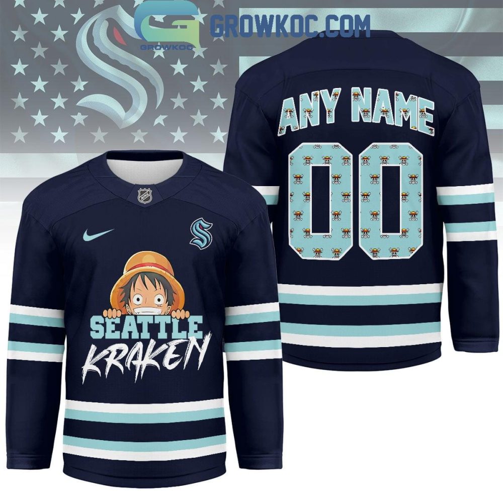 Seattle Kraken X One Piece Hockey Jersey