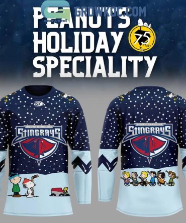 South Carolina Stingrays Peanuts Night Specialty 2024 Hockey Jersey
