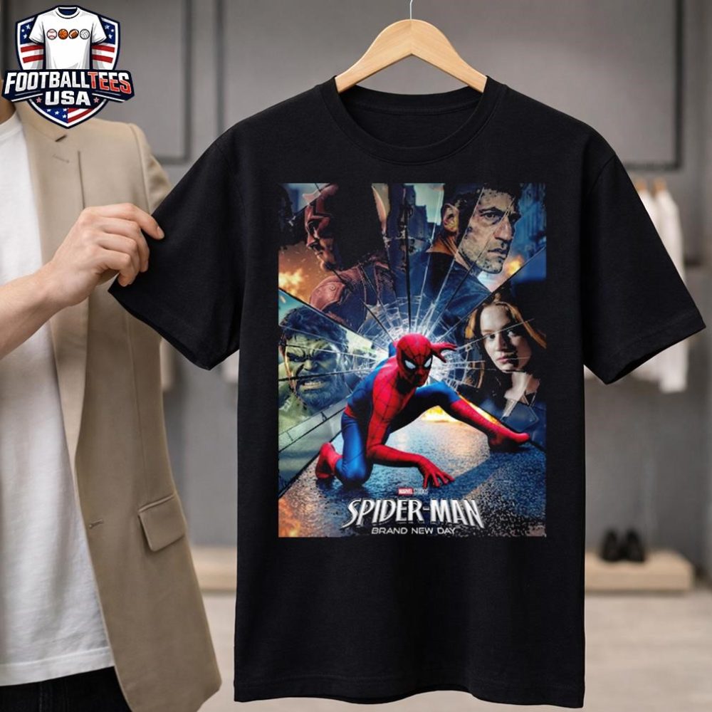 Spider Man Brand New Day New Marvel Studios Shirt