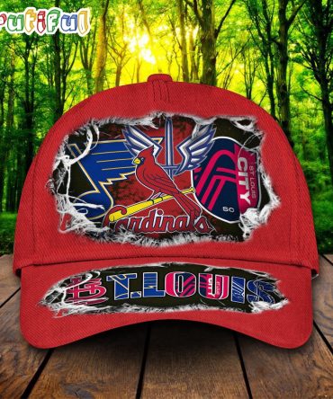 St.Louis Sports All Over Print Baseball Cap