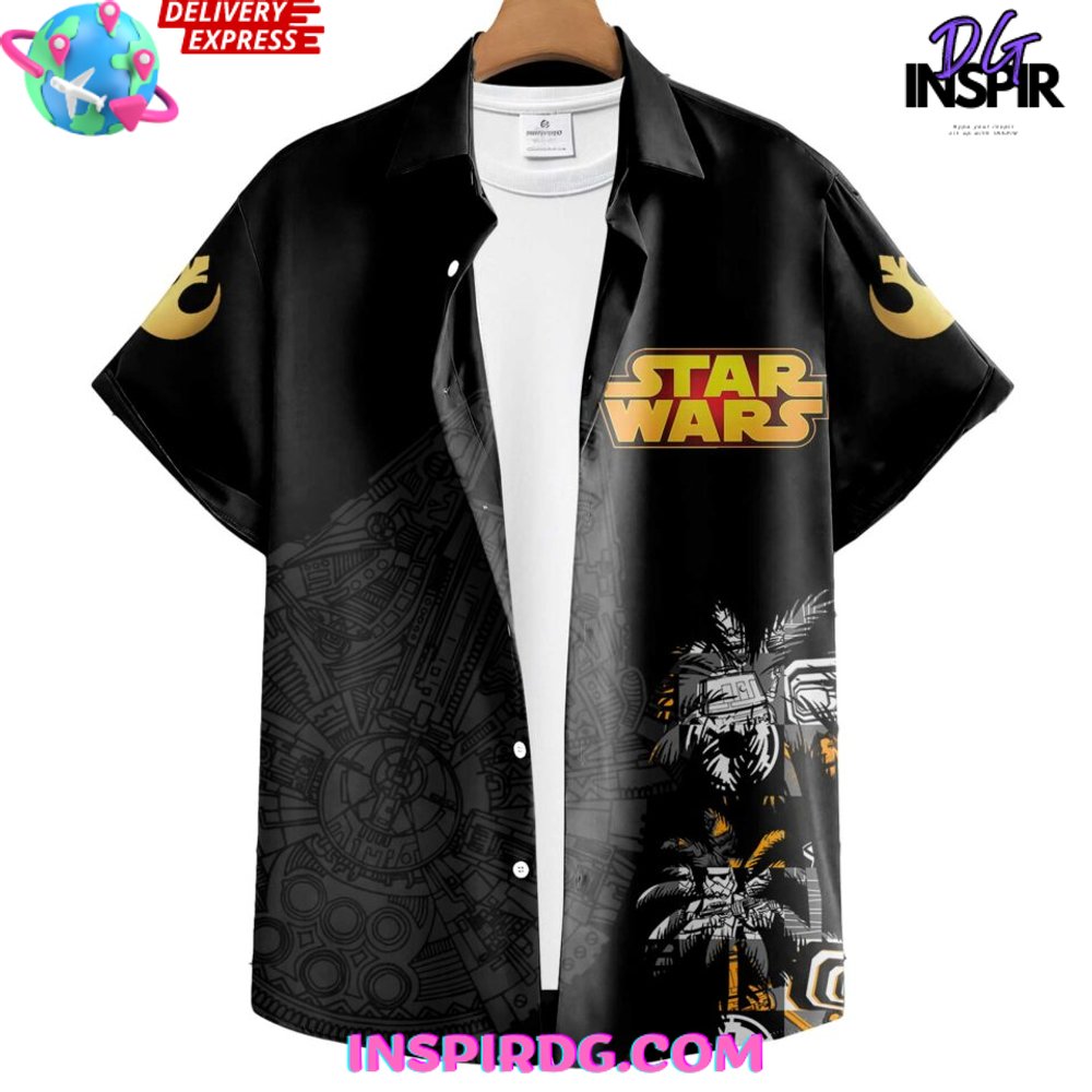 Star Wars Millennium Falcon Tropical Special Hawaiian Shirt - Image 2