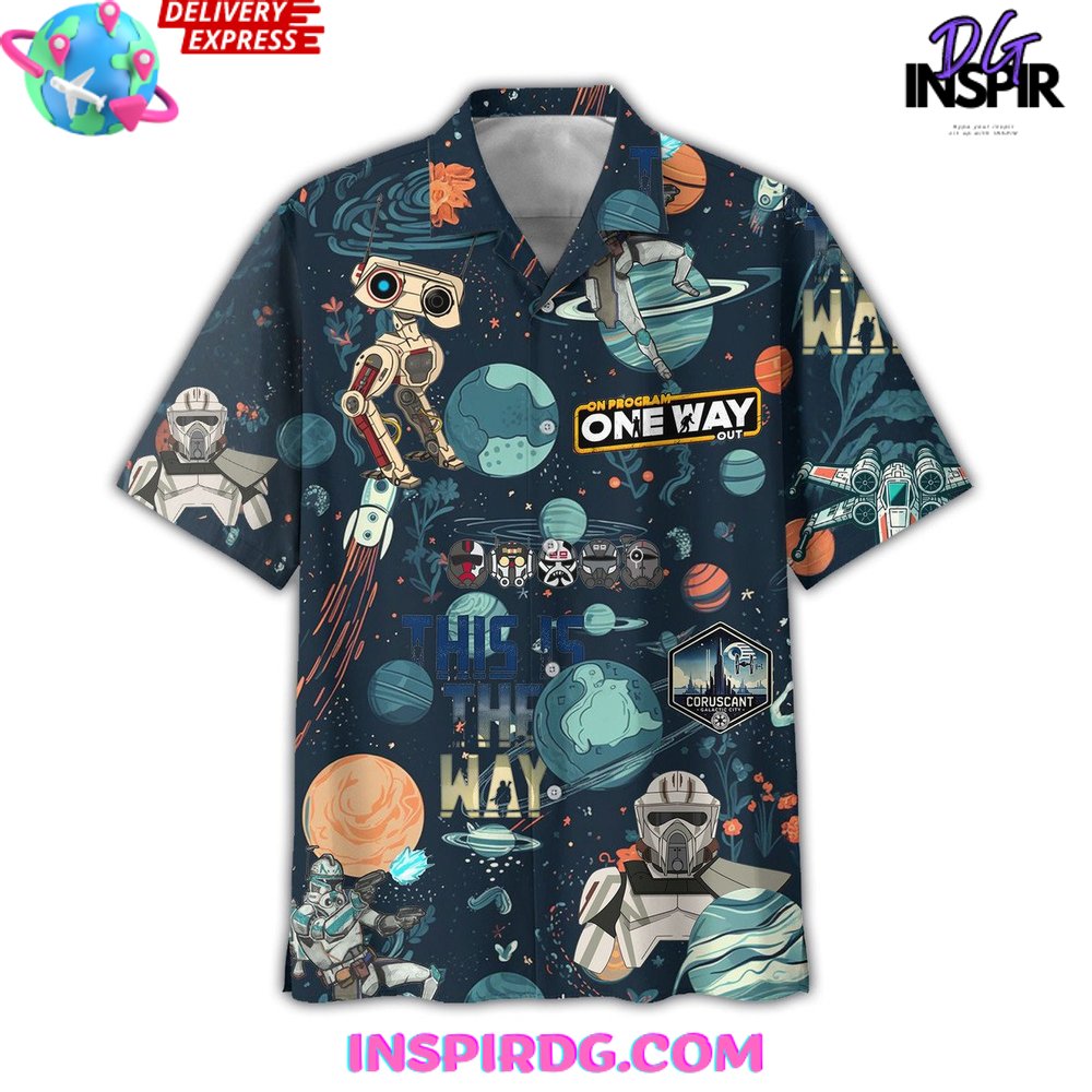 Star Wars One Way Out Special Hawaiian Shirt - Image 3
