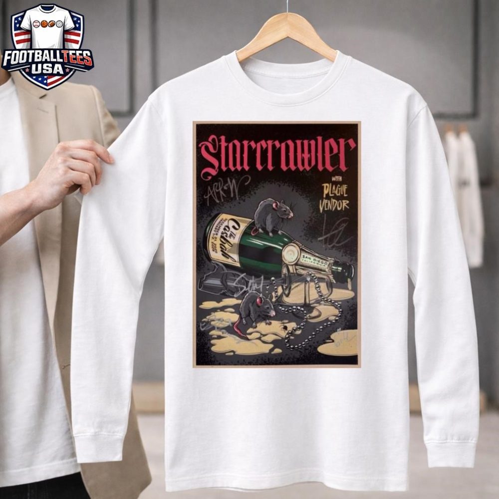 Starcrawler Jan 1 - 2 2026 San Diego, Ca Poster Signed Shirt - Image 3