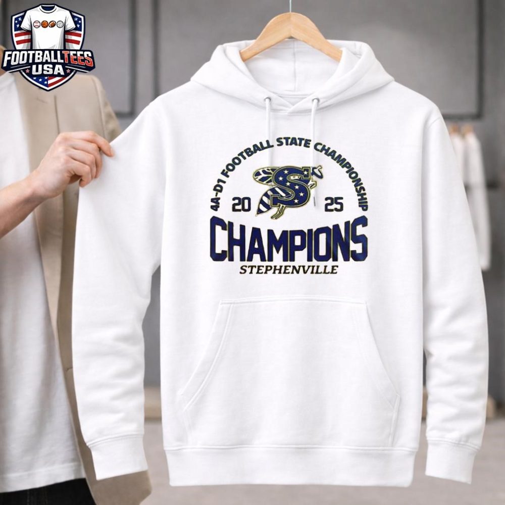 Stephenville 4A-D1 Football State Championship 2025 T-Shirt - Image 2