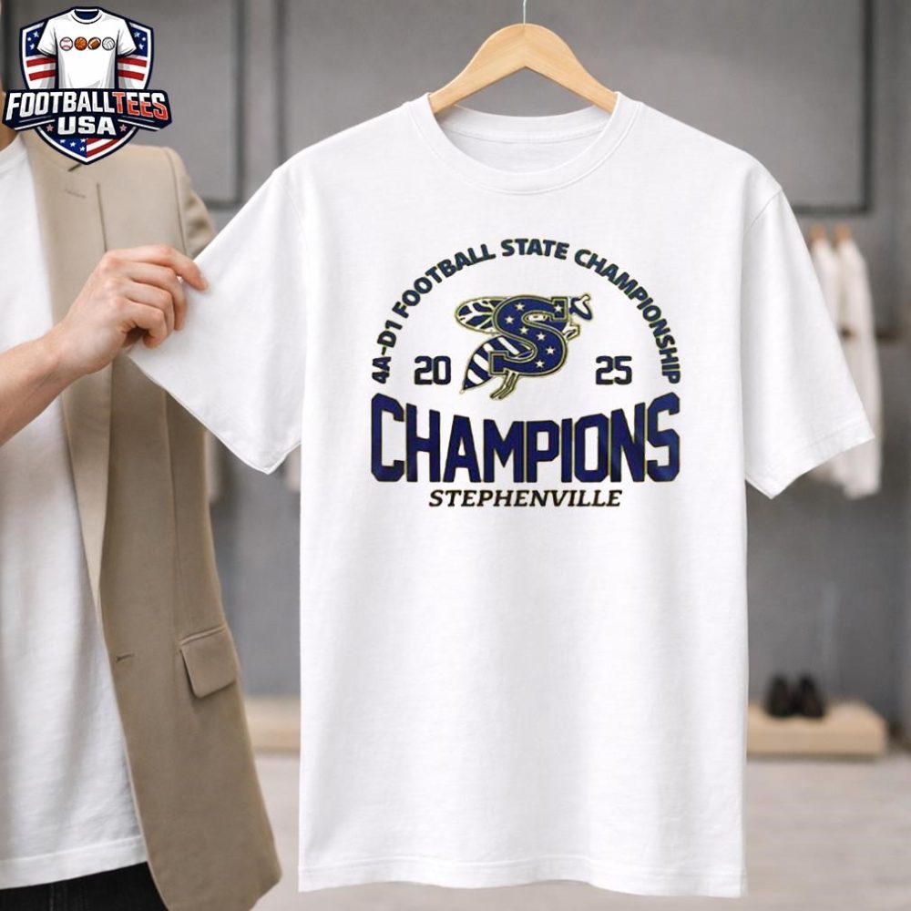 Stephenville 4A-D1 Football State Championship 2025 T-Shirt