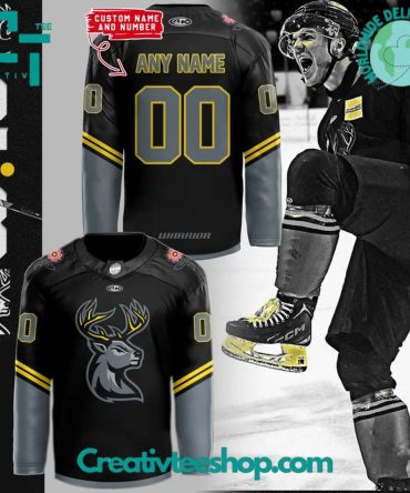 Iowa Heartlanders 2025 Kelly Cup Playoffs Special Black Hockey Jersey