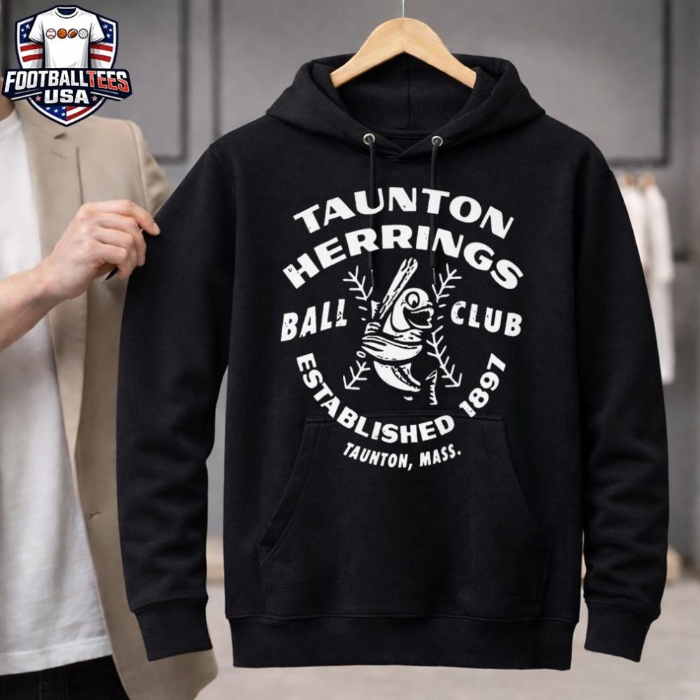 Taunton Herrings Massachusetts Est 1897 Unisex Shirt - Image 3