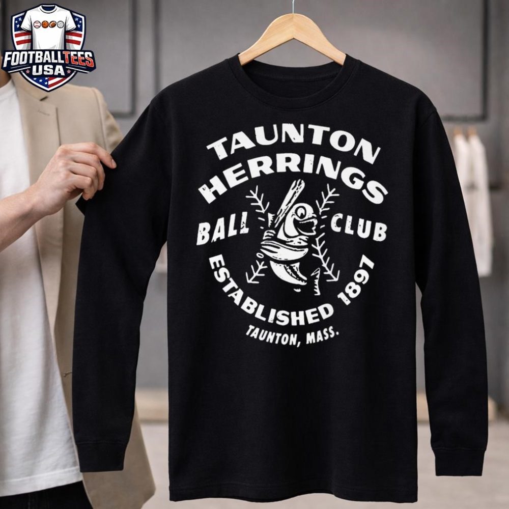 Taunton Herrings Massachusetts Est 1897 Unisex Shirt - Image 4